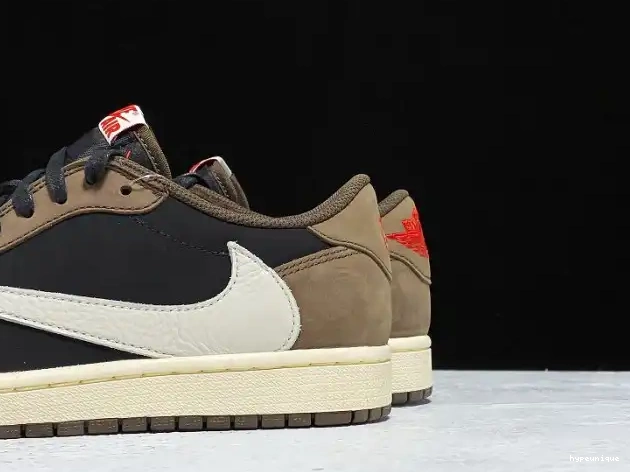 HYPE x Air OG Travis Low Mocha SP Jordan Scott 1 Dark CQ4277-001 0623